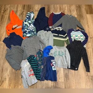 Boys Toddler 3T/4T Shirt & Sweater Lot - 18 Pieces